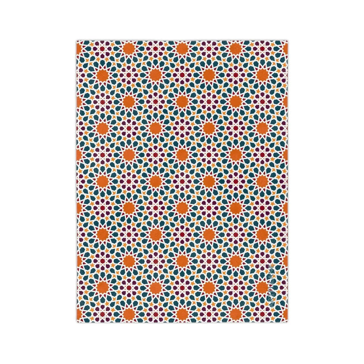 Geometric Moroccan Art Blanket - ARTFULANE