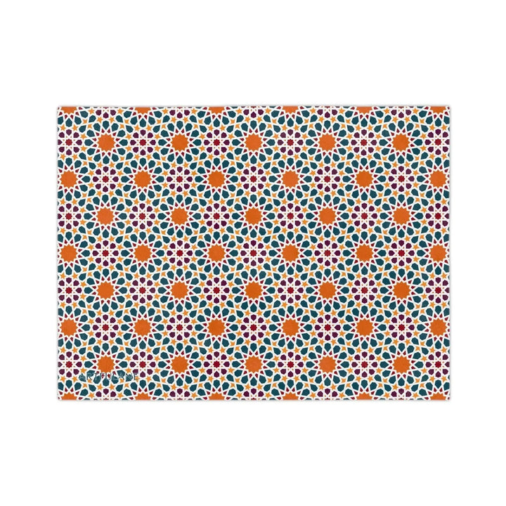 Geometric Moroccan Art Blanket - ARTFULANE