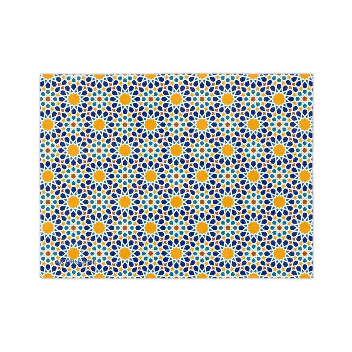Geometric Moroccan Art Blanket - ARTFULANE