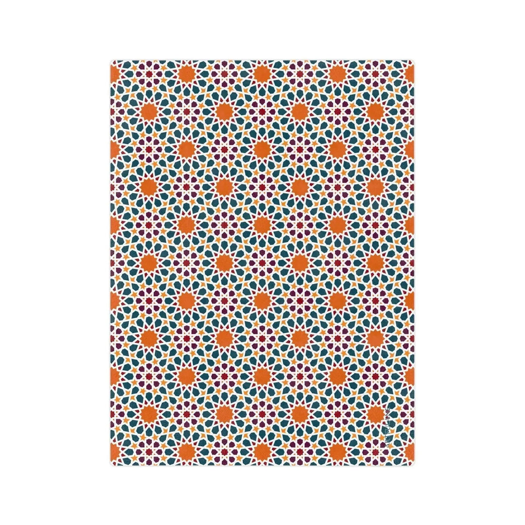 Geometric Moroccan Art Blanket - ARTFULANE