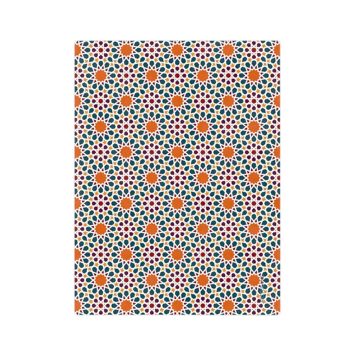 Geometric Moroccan Art Blanket - ARTFULANE