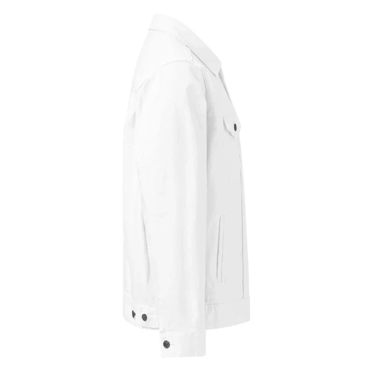 Chaqueta con letras de corazón bordadas personalizadas