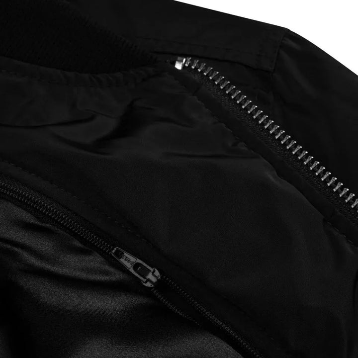 Custom Embroidered Autumn Leaf Initial Jacket - ART-JKT269