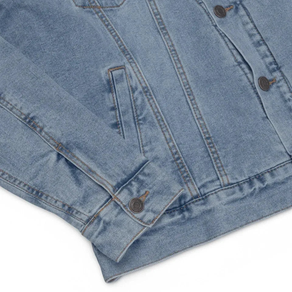 Chaqueta de jardín con margaritas bordadas personalizadas