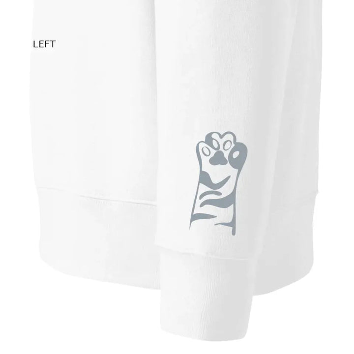Benutzerdefinierte bestickte Katzenpfoten Sweatshirt und Hoodie