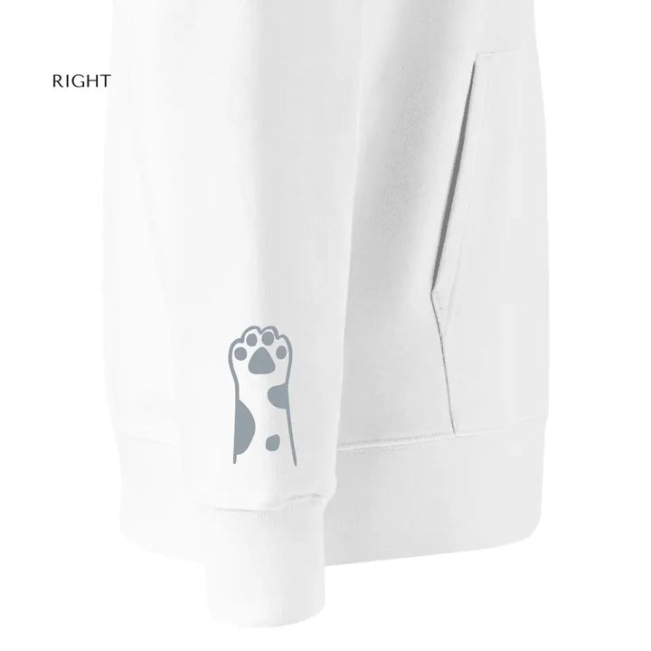 Benutzerdefinierte bestickte Katzenpfoten Sweatshirt und Hoodie