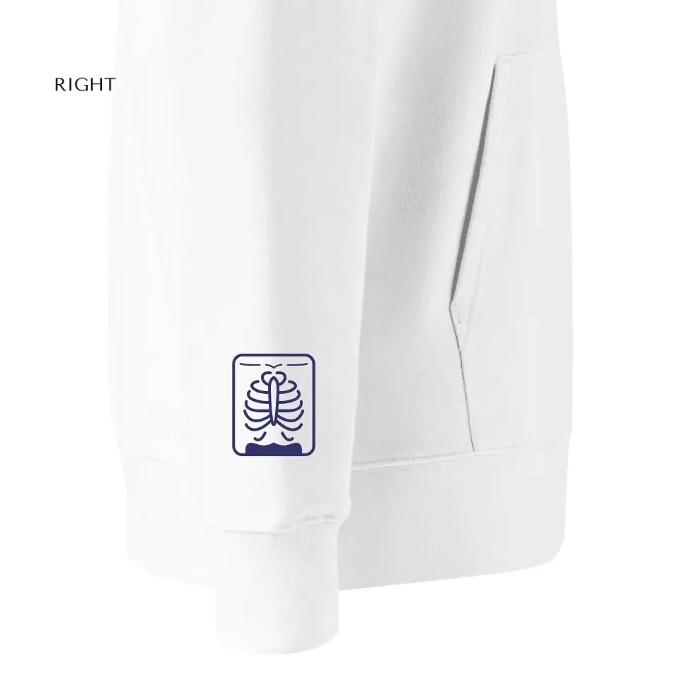 Custom Embroidered Medical Icon Line Art Hoodie & Sweatshirt