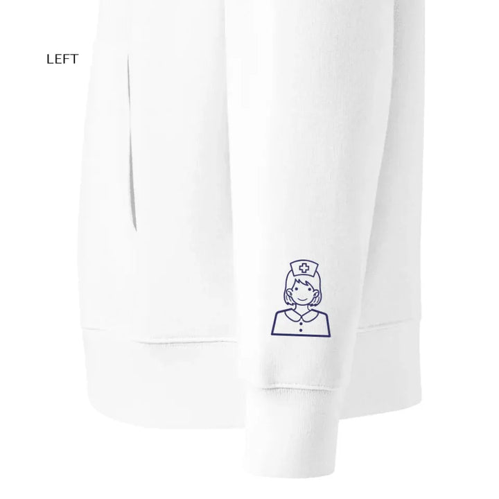 Custom Embroidered Medical Icon Line Art Hoodie & Sweatshirt