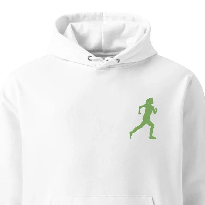 Benutzerdefinierte bestickte Fitness Silhouette Hoodie und Sweatshirt