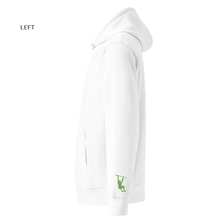 Benutzerdefinierte bestickte Fitness Silhouette Hoodie und Sweatshirt