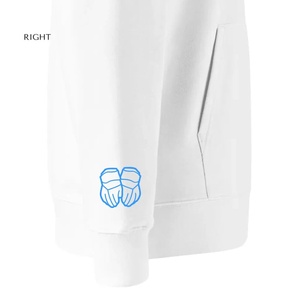 Benutzerdefinierte bestickte Eishockey-Symbole Sweatshirt und Hoodie