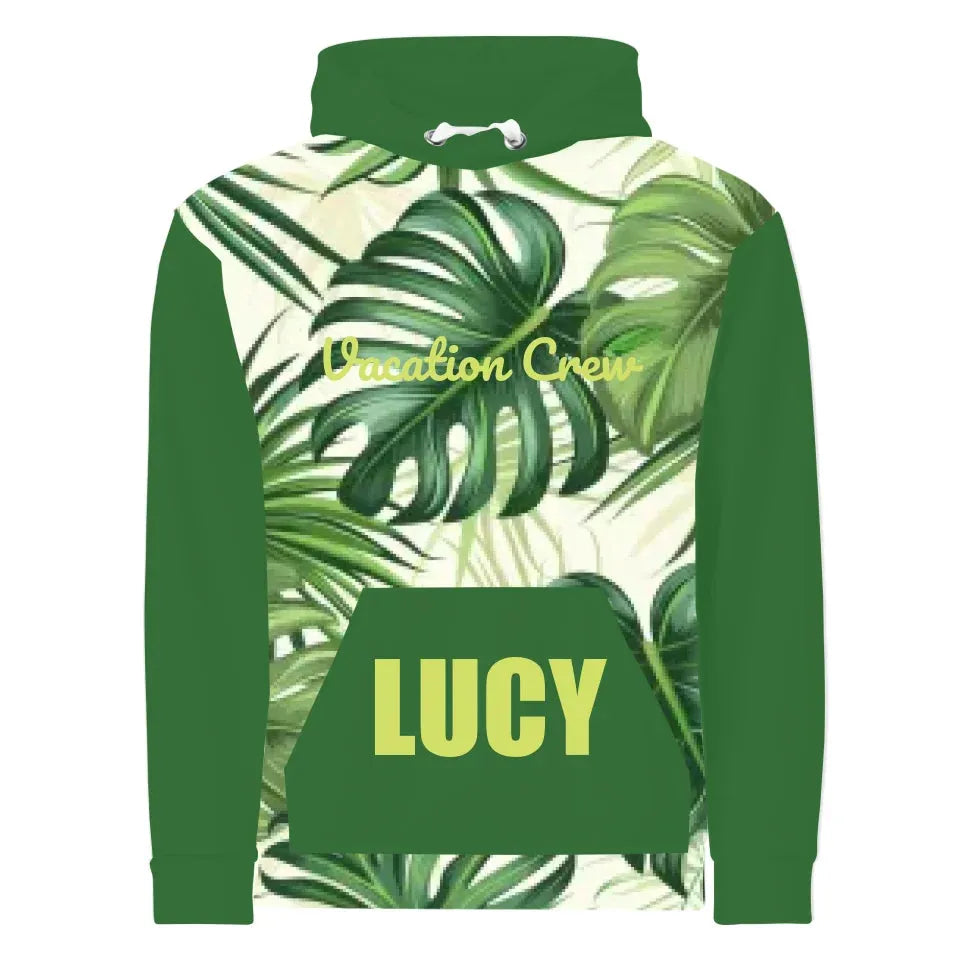 Custom Tropical Leaves Sweatshirt & Hoodie - ART-SWH326