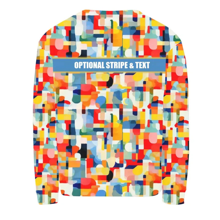 Custom Modern Abstract Geometric Sweatshirt & Hoodie - ART-SWH334