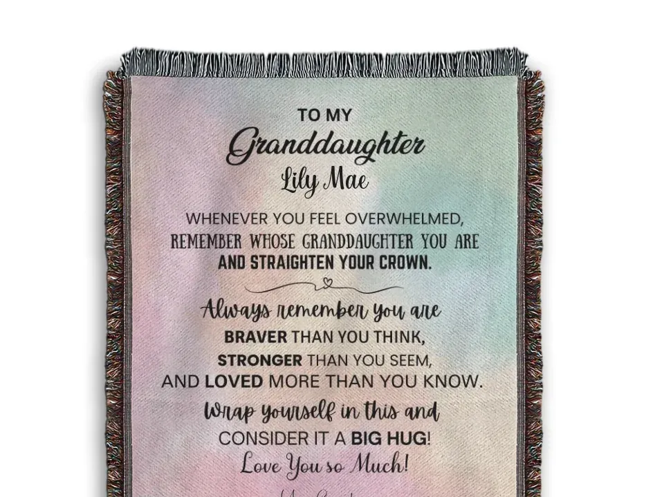 woven throw canva