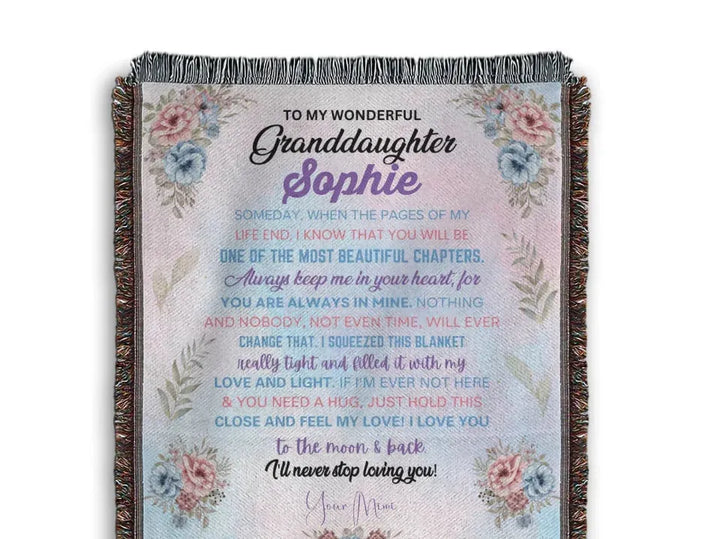 woven throw canva