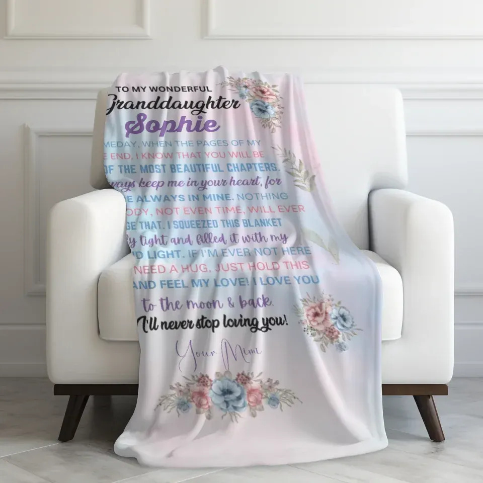 Velveteen Blanket On Couch