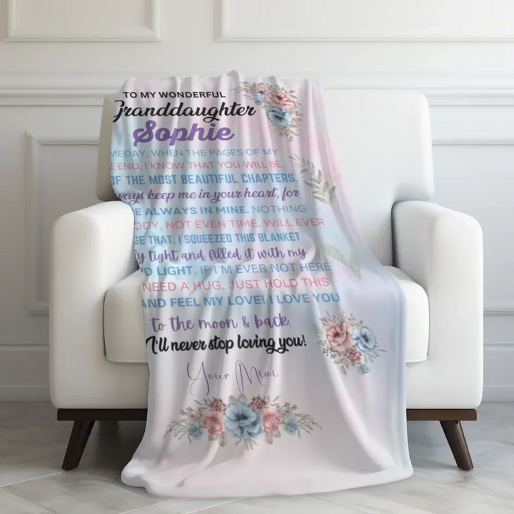 Velveteen Blanket On Couch