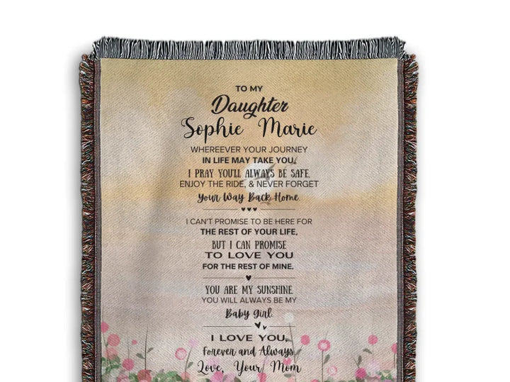 woven throw canva