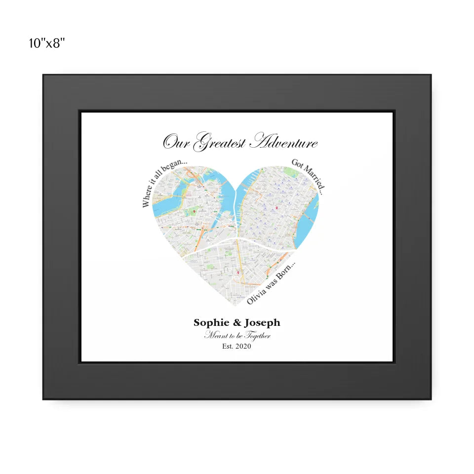 10x8 framed poster
