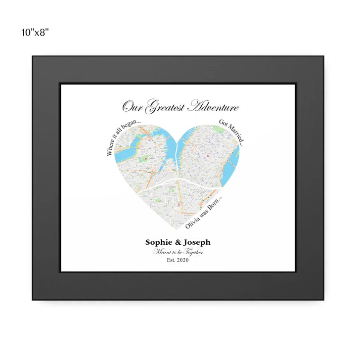 10x8 framed poster