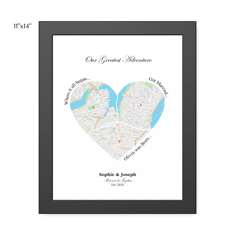 11x14 framed poster