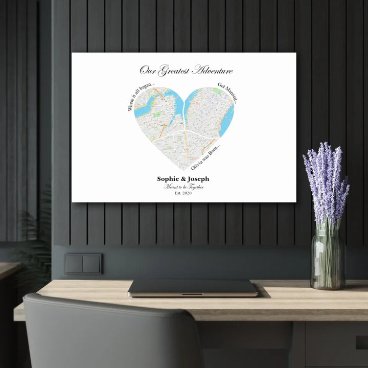 36x24 acrylic print french cleat context