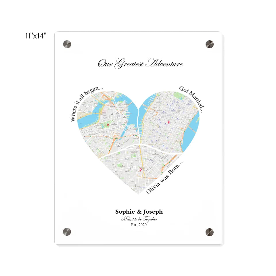 11x14 acrylic panel print