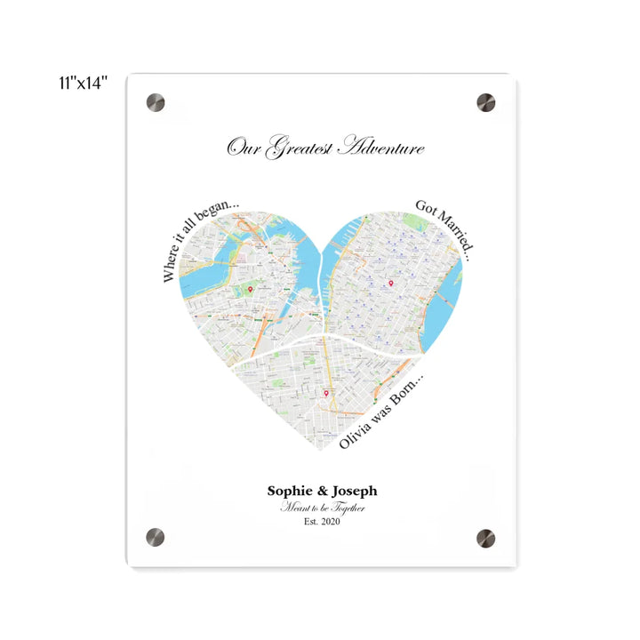 11x14 acrylic panel print