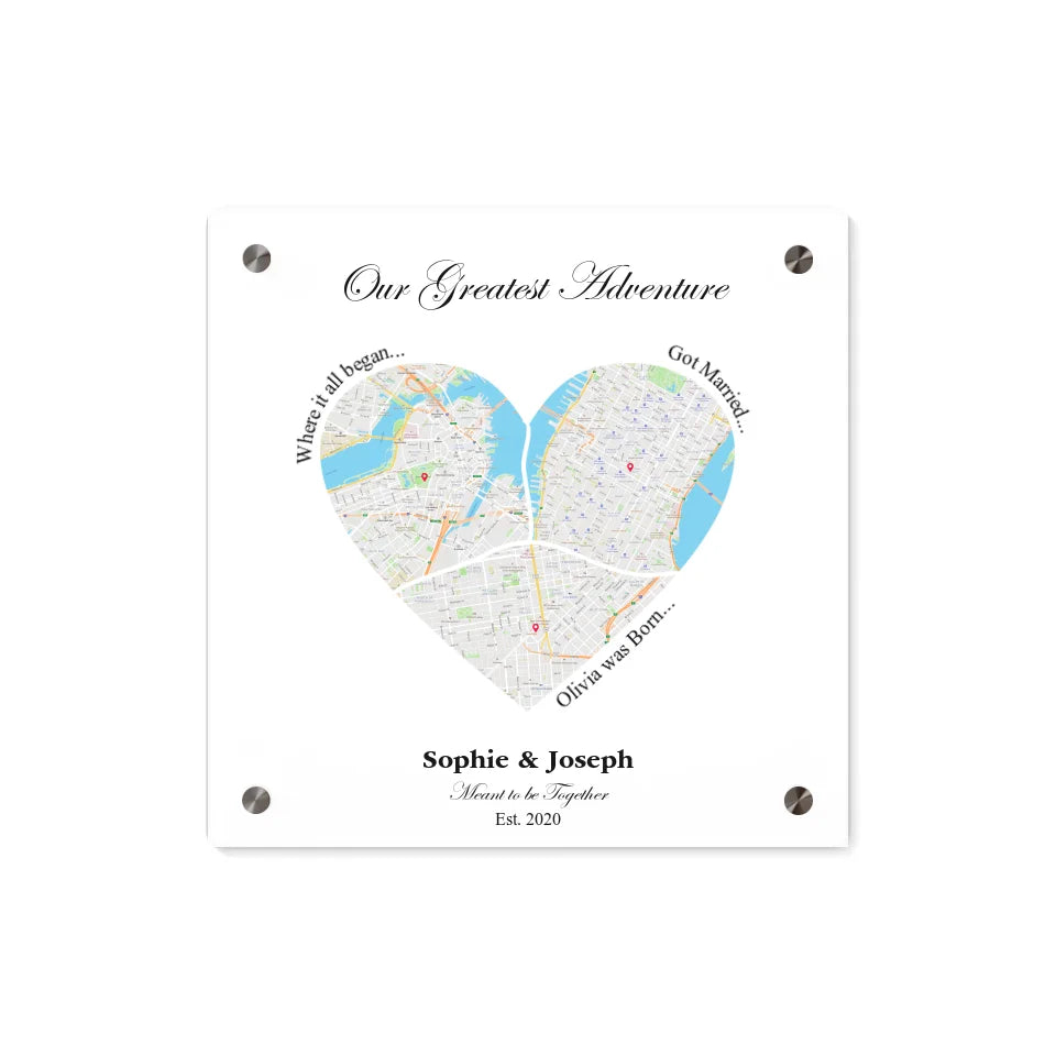 11x11 acrylic panel print
