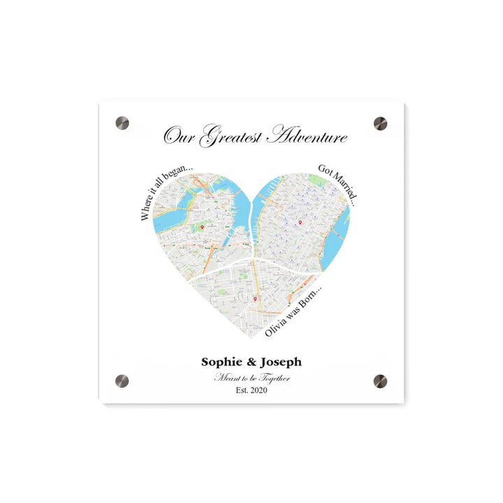 11x11 acrylic panel print