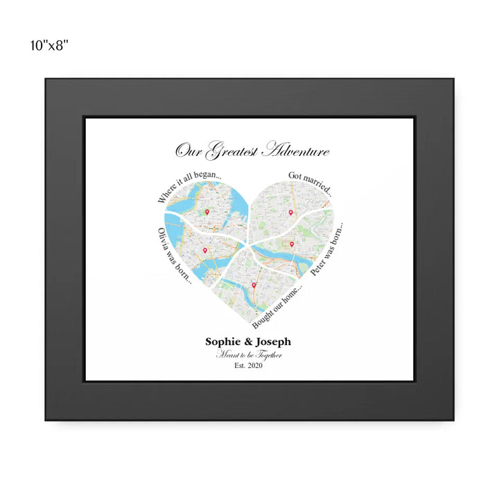 10x8 framed poster