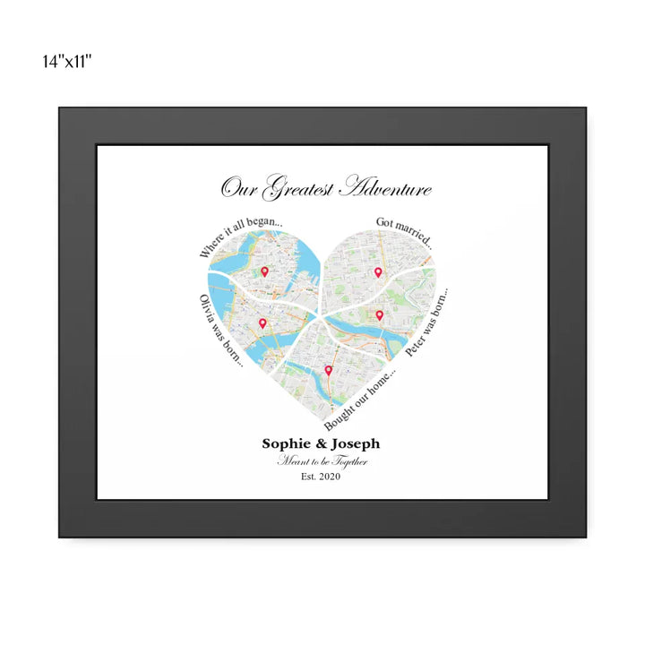 14x11 framed poster