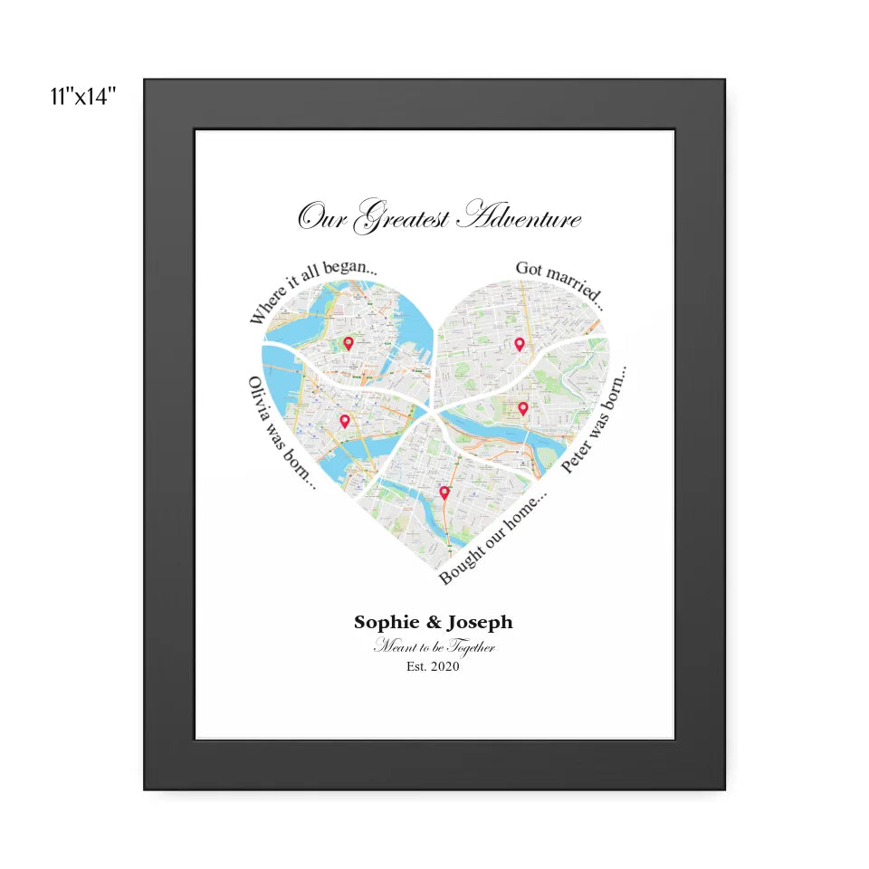 11x14 framed poster