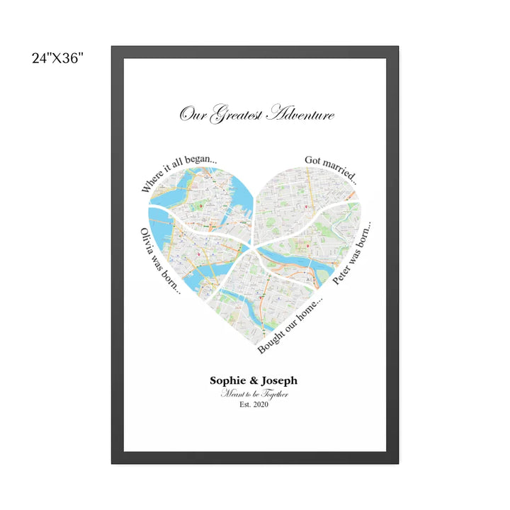 24x36 framed poster