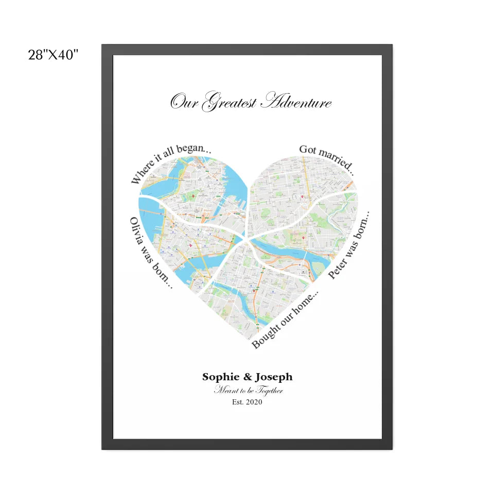 28x40 framed poster