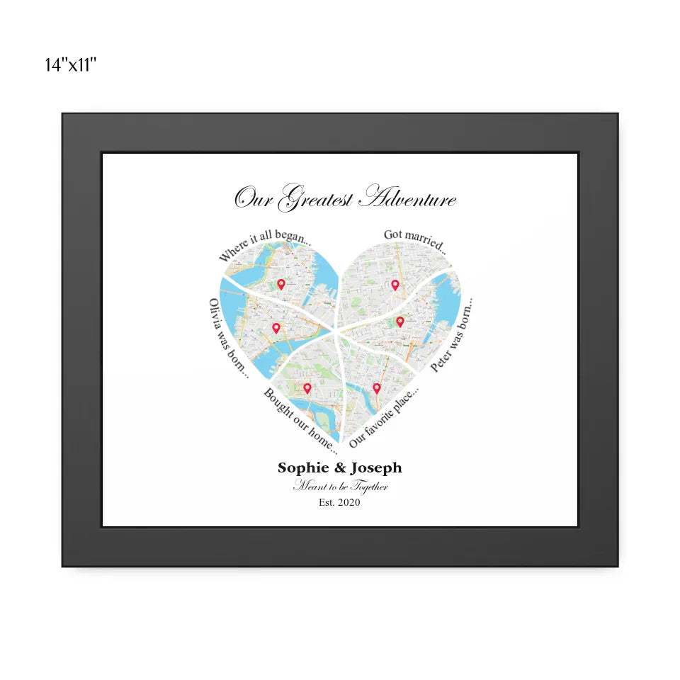 14x11 framed poster
