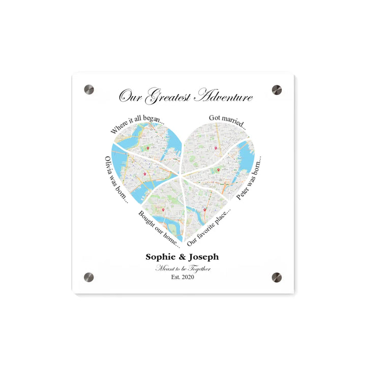 11x11 acrylic panel print