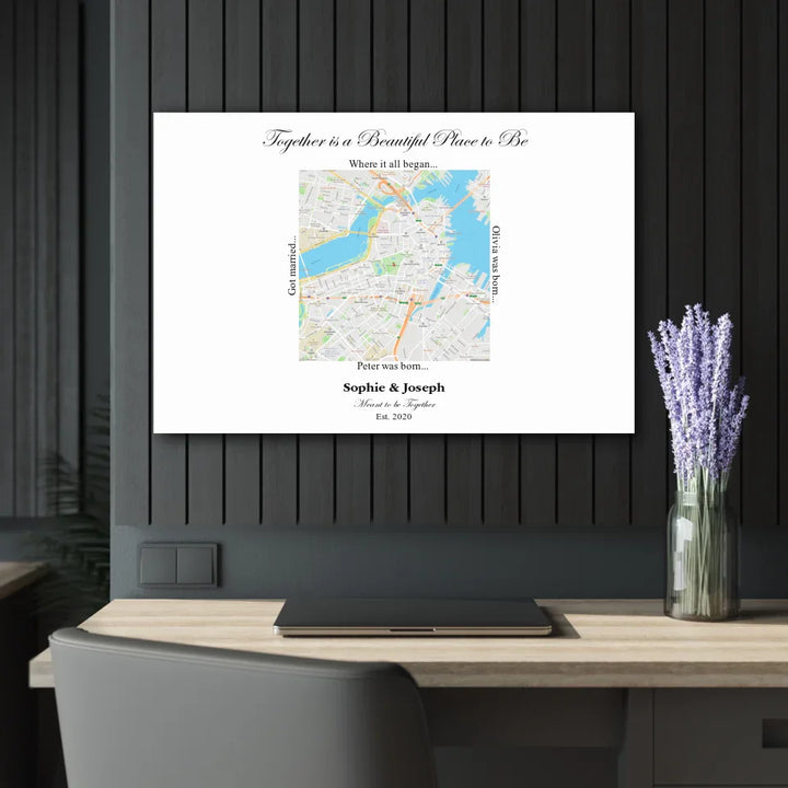 36x24 acrylic print french cleat context