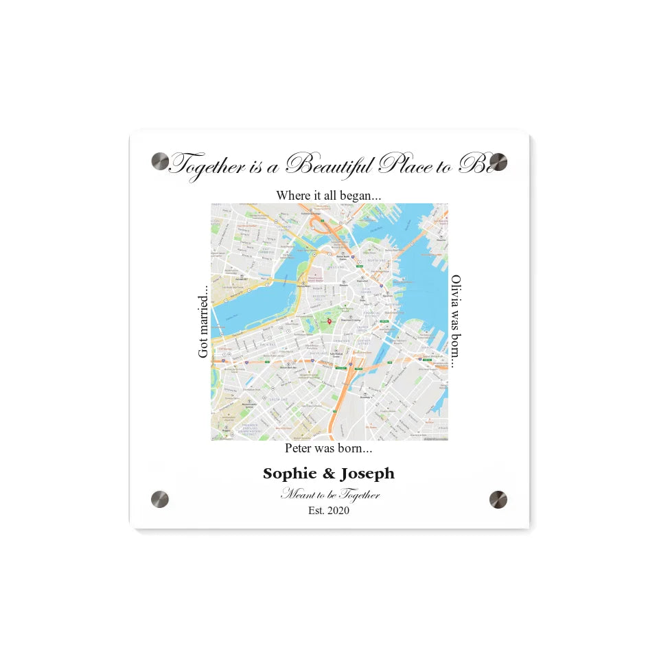 11x11 acrylic panel print