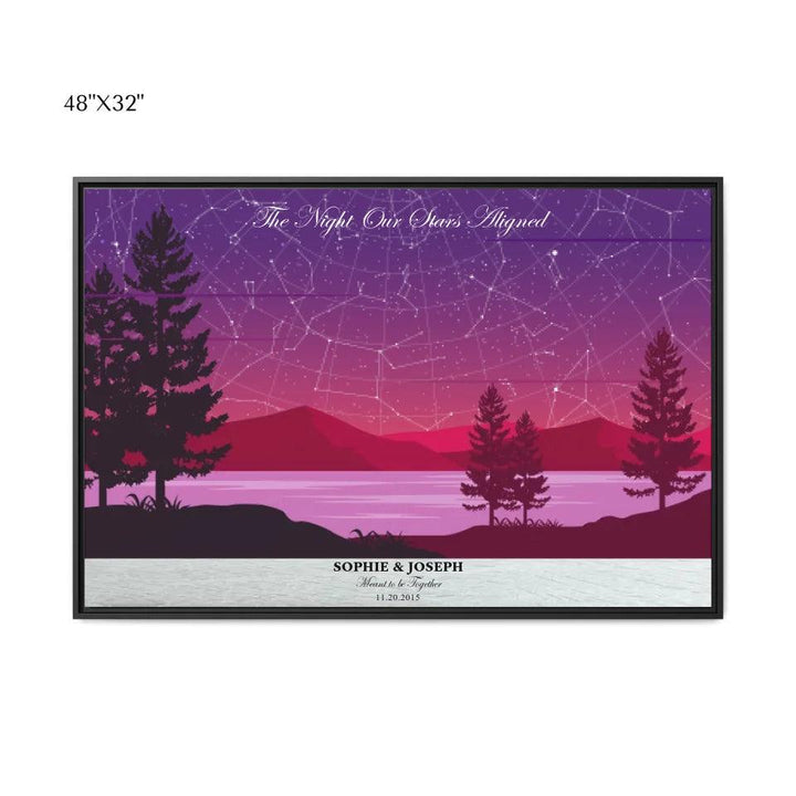 48x32 framed canvas