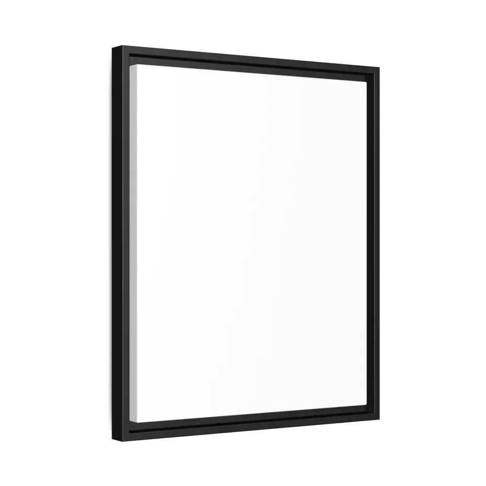 16x20 framed canvas side view