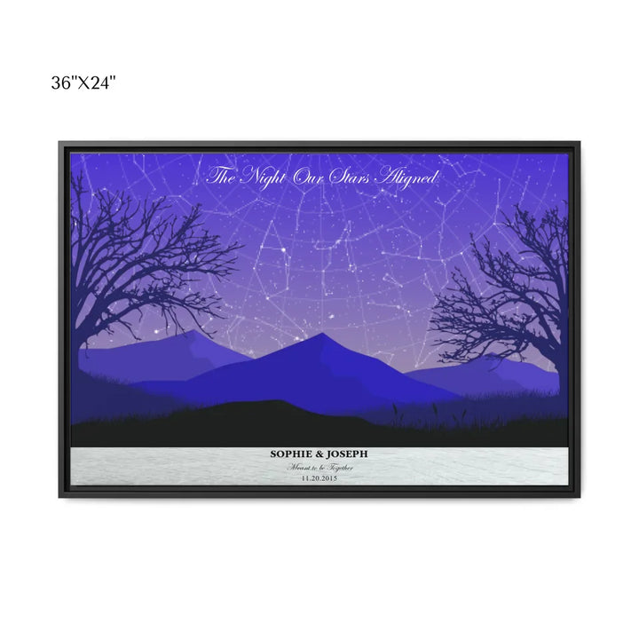 36x24 framed canvas