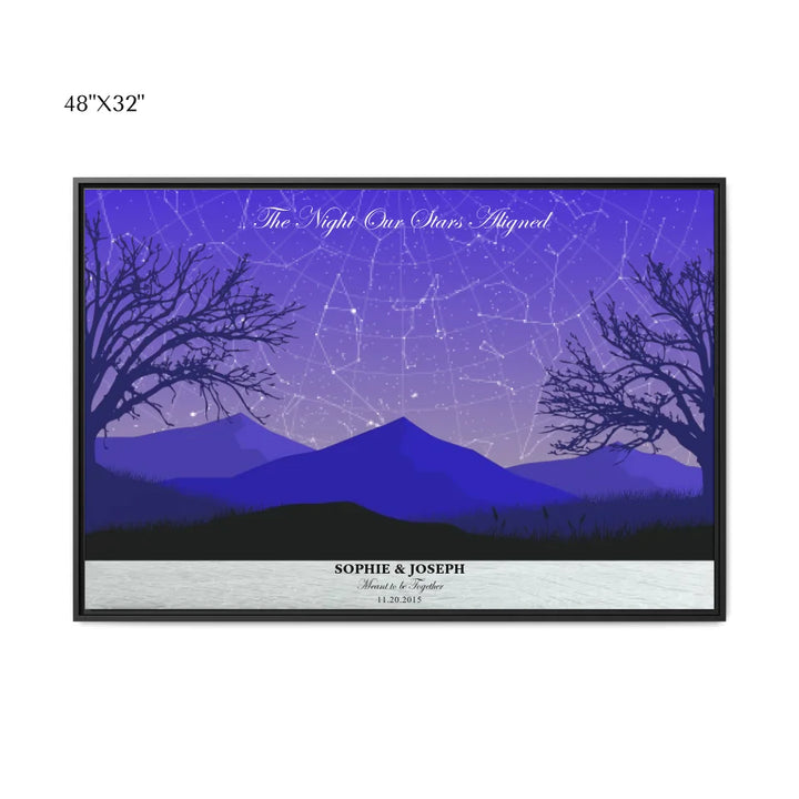 48x32 framed canvas