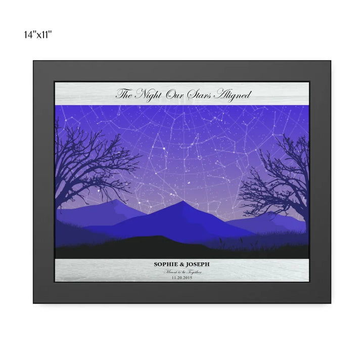 14x11 framed poster