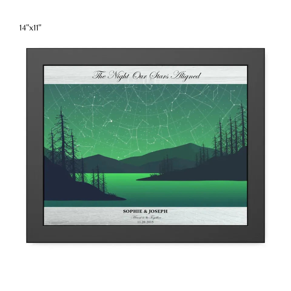 14x11 framed poster