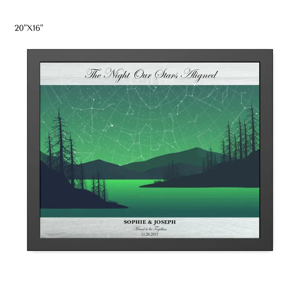 20x16 framed poster