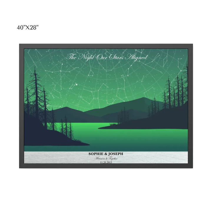 40x28 framed poster