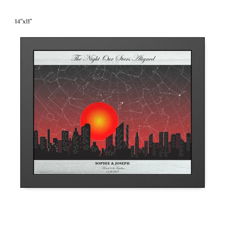 14x11 framed poster