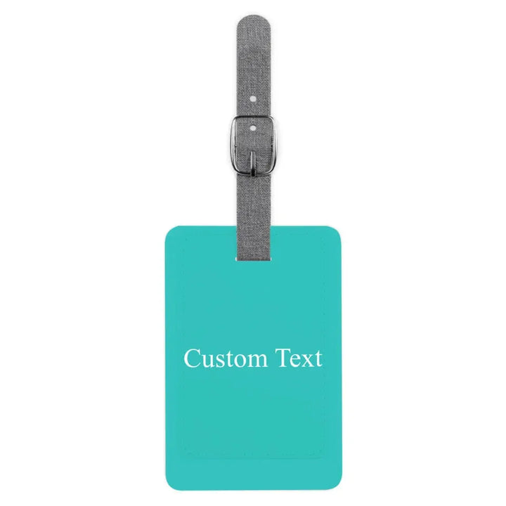 Saffiano Luggage Tag Front