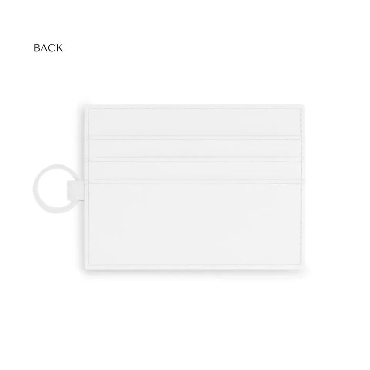 Saffiano Leather Card Holder Back